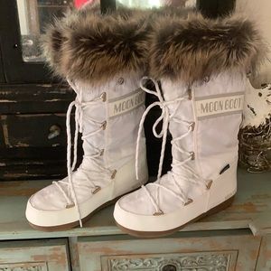 Moon Boots worn once.